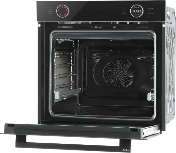 Pečica 72 L, kataliza/para, AirFry, črna — Amica ED6769BA+ S-TYPE