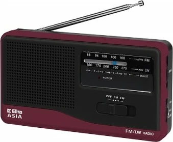 Prenosni radio Eltra ASIA 810, mono, FM/LW, črno/rjavo