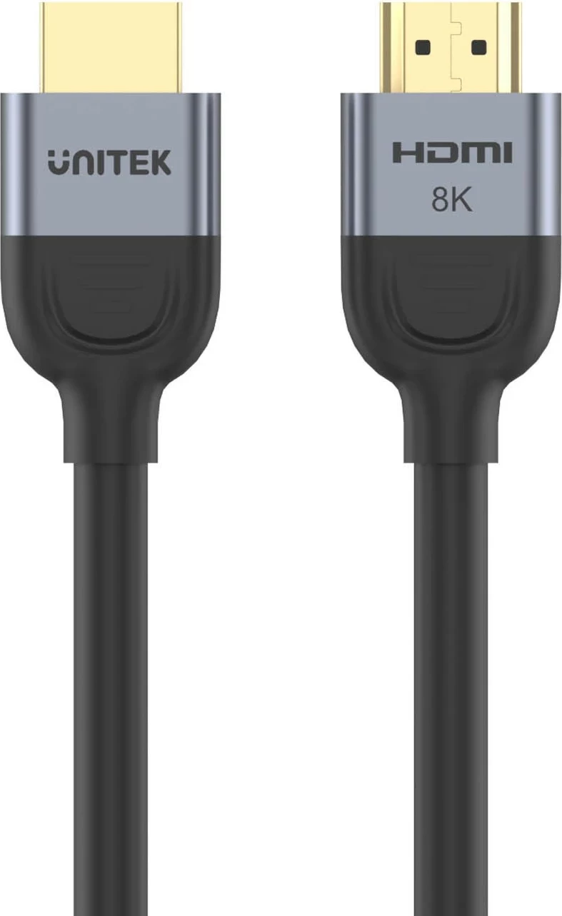 HDMI kabel 2.1, 8K 60Hz, 1,5 m, črno-srebrn — Unitek