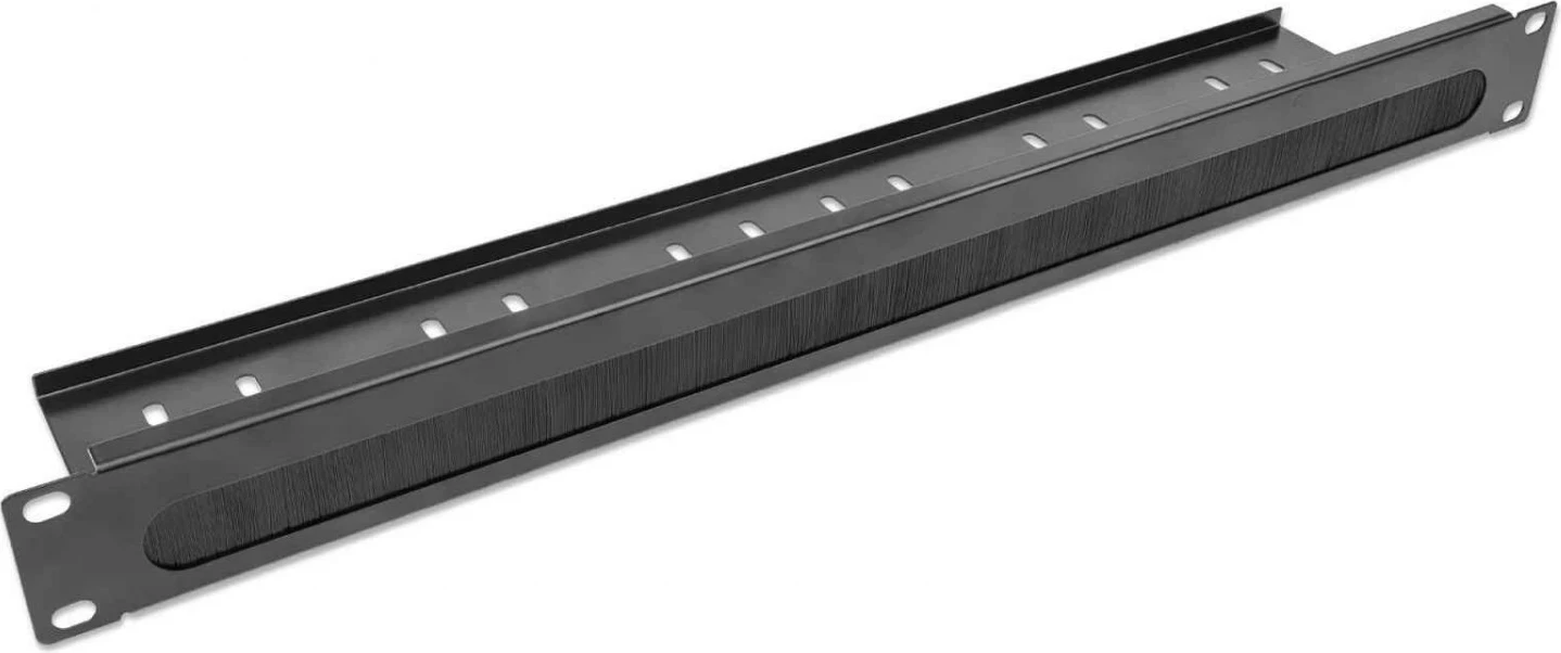 Panel za upravljanje kablov Intellinet 715812, 1U, črn, komplet 2 kosa