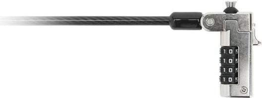 Varnostni kabel s kombinacijo N17 2.0, Kensington, za naprave Dell, 1,8 m, črn