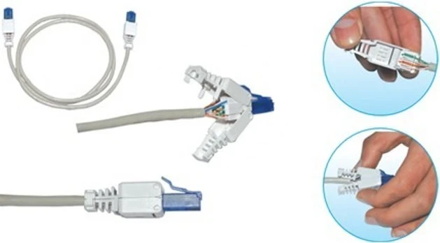 Zaklepni RJ45 konektor Intellinet, bel