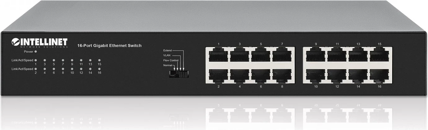 Preklopnik Intellinet 561815, 16-portni Gigabit z ročnim VLAN