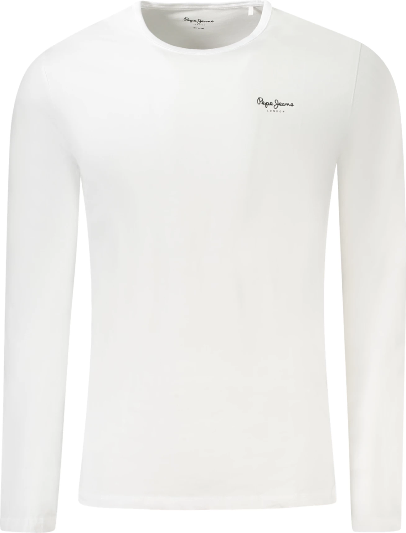 Majica z dolgimi rokavi za moške, bela, PEPE JEANS