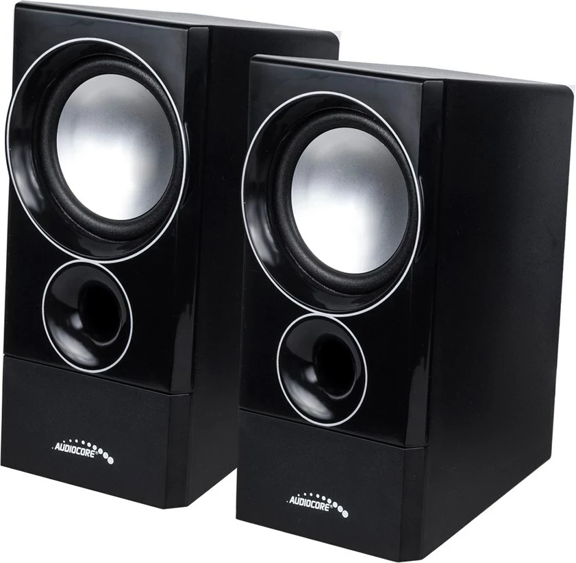 Set zvočnikov Audiocore AC910, 10 W, PC / prenosnik, Bluetooth, črn