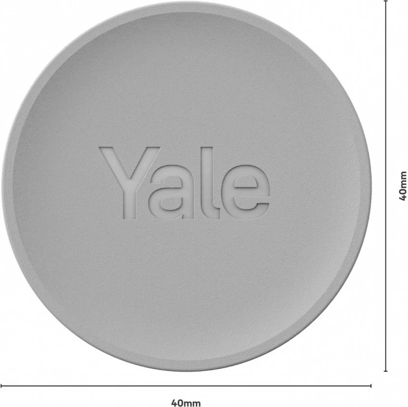 Komplet 3 naprav Yale Dot za pametne ključavnice, Yale Home, NFC/Bluetooth/WiFi, srebrna