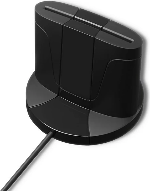 Bralnik čip kartic Qoltec SCR-0632, USB Type-C, črn