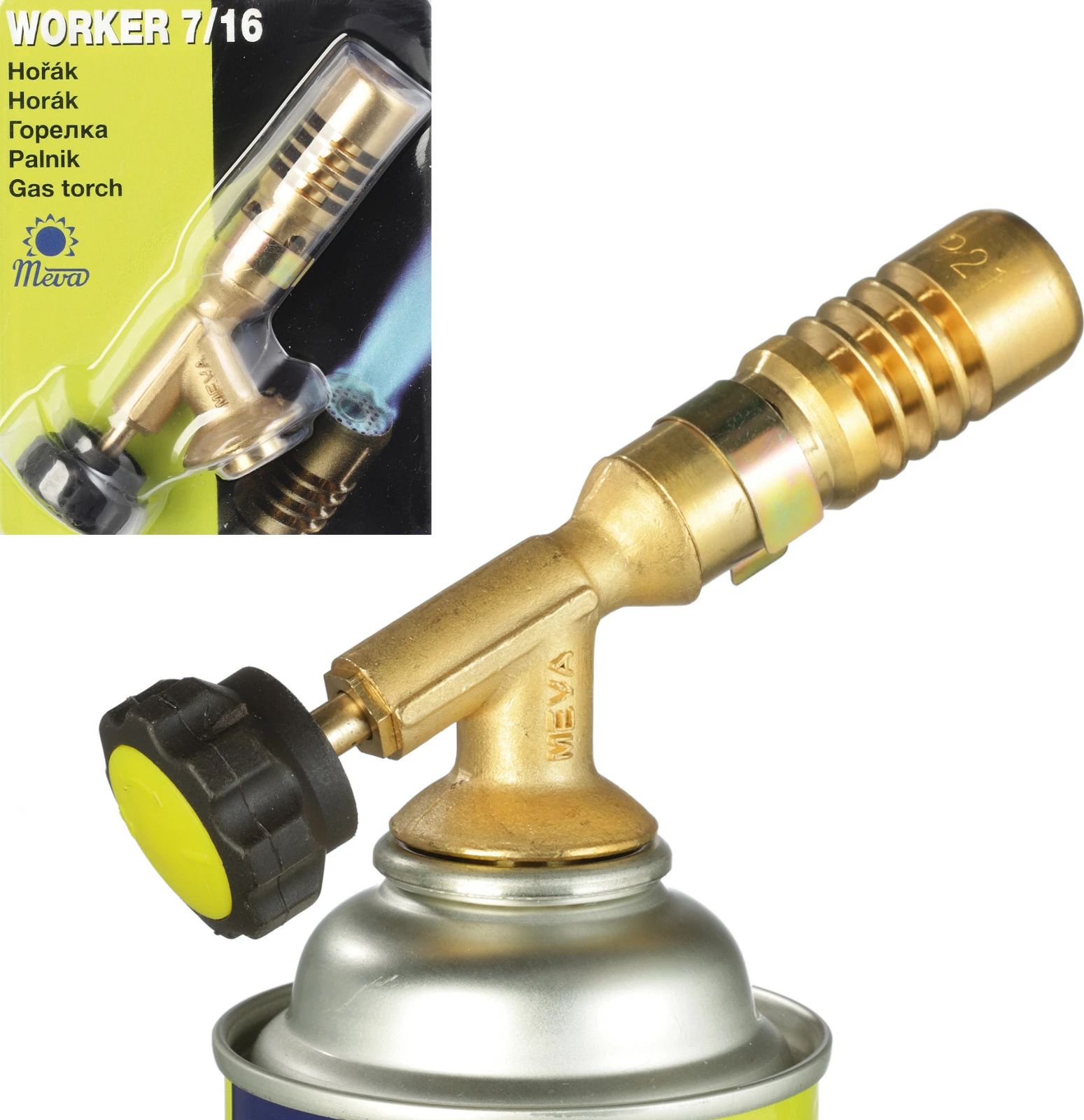 Plinski gorilnik Meva WORKER, 1,8 kW, ventil 7/16"