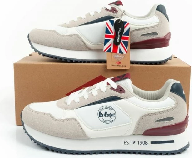 Superge za moške Lee Cooper, bele