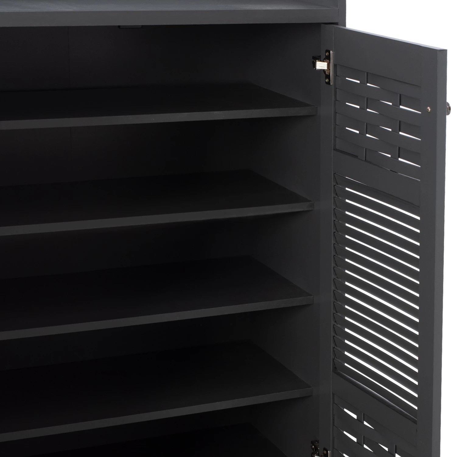 Lesena omara za čevlje KAILENA siva FH2230.10 77x40x121,5 cm