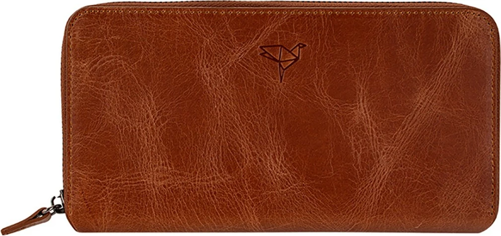 Uniseks denarnica Murphy Zoozie Bags, svetlo rjava