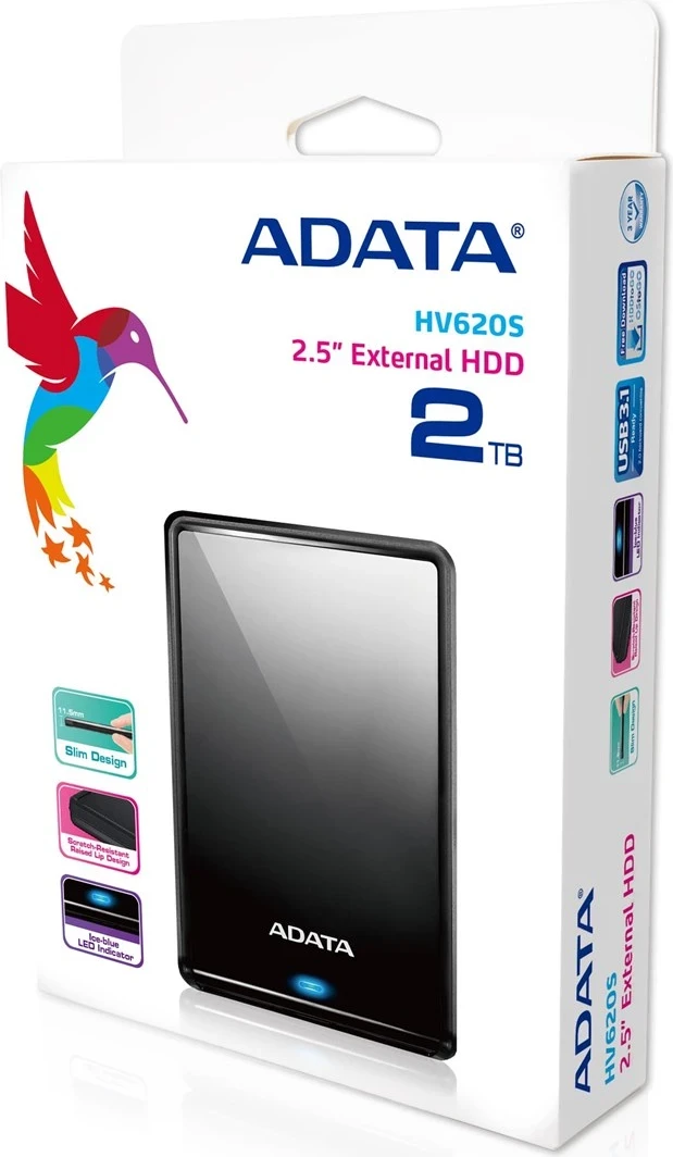 Zunanji trdi disk ADATA AHV620S, 2000 GB