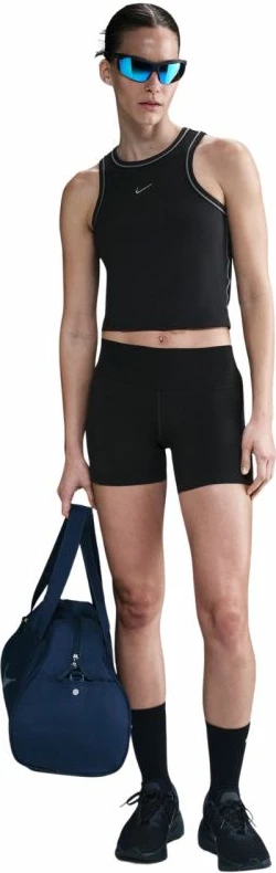 Crop majica za ženske Nike, črna