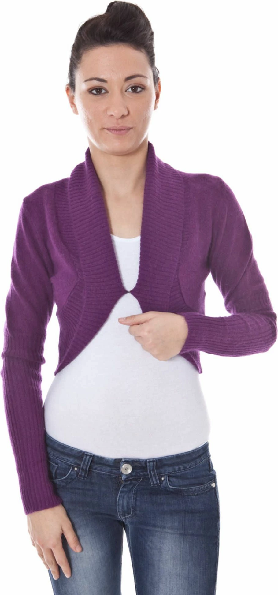 Ženski pulover DATCH, vijoličen