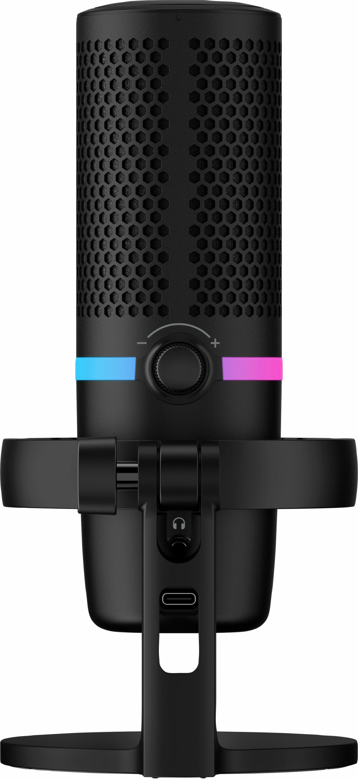 USB mikrofon, HyperX DuoCast 24-bit 96kHz, RGB, črn