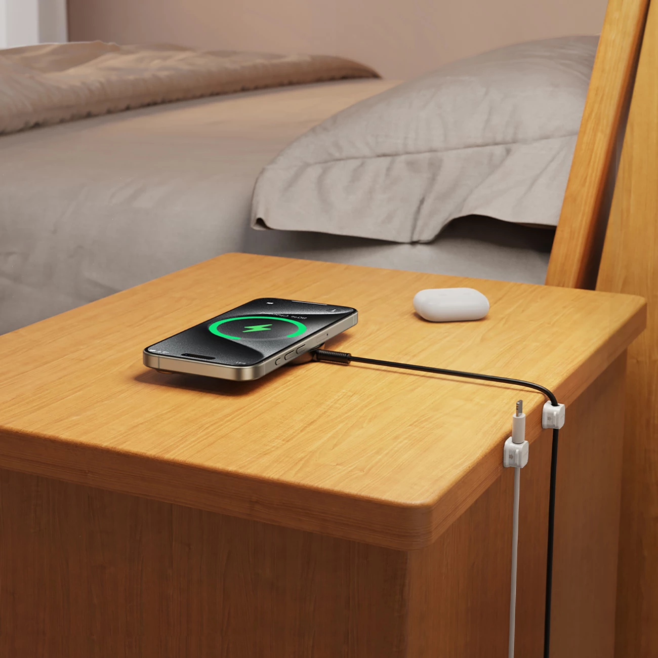 Magnetni organizator kablov Joyroom JR-ZS368, 6 kosov, bel