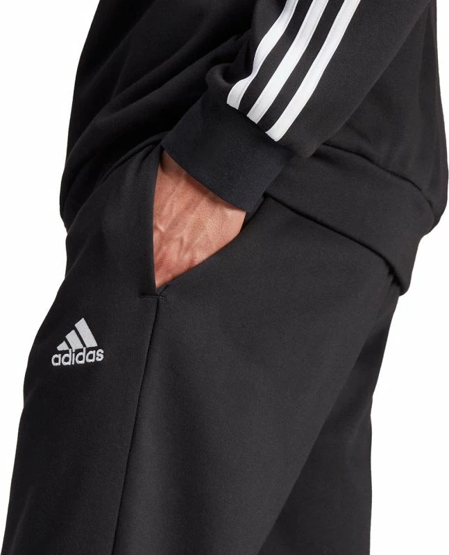 Trenerka adidas Basic 3-Stripes Fleece, črna