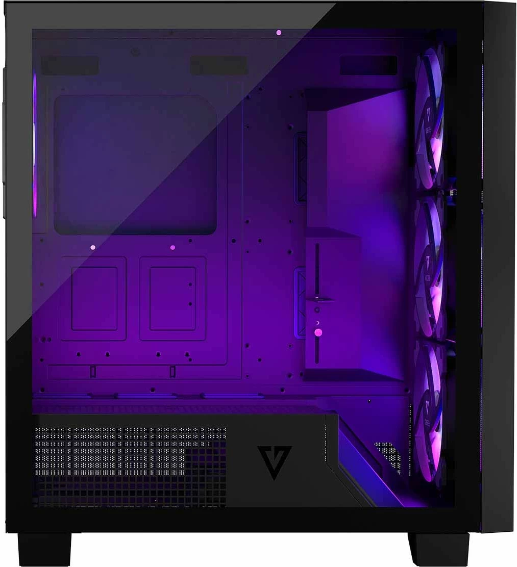 Računalniško ohišje MODECOM Volcano Perun Apex ARGB Midi, črno