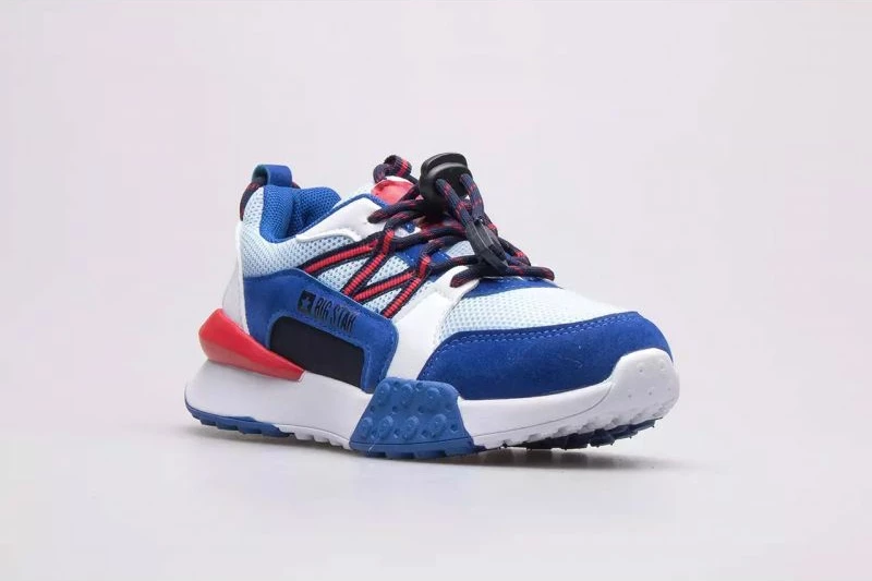 Superge za otroke, bele z rdečo in modro, Big Star Jr.