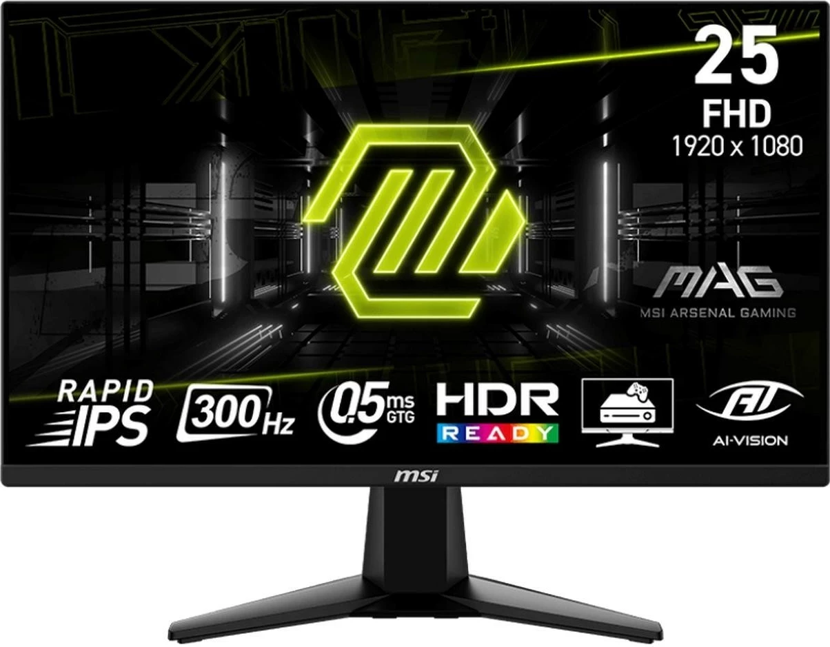 24,5-palčni Rapid IPS Full HD monitor, 300 Hz, črn - MSI MAG 255XF