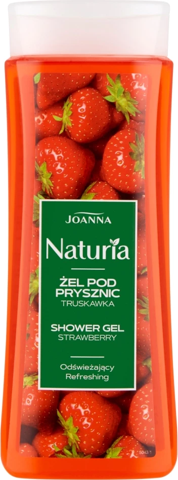 Gel za prhanje za ženske, Joanna Naturia Strawberry, 300 ml