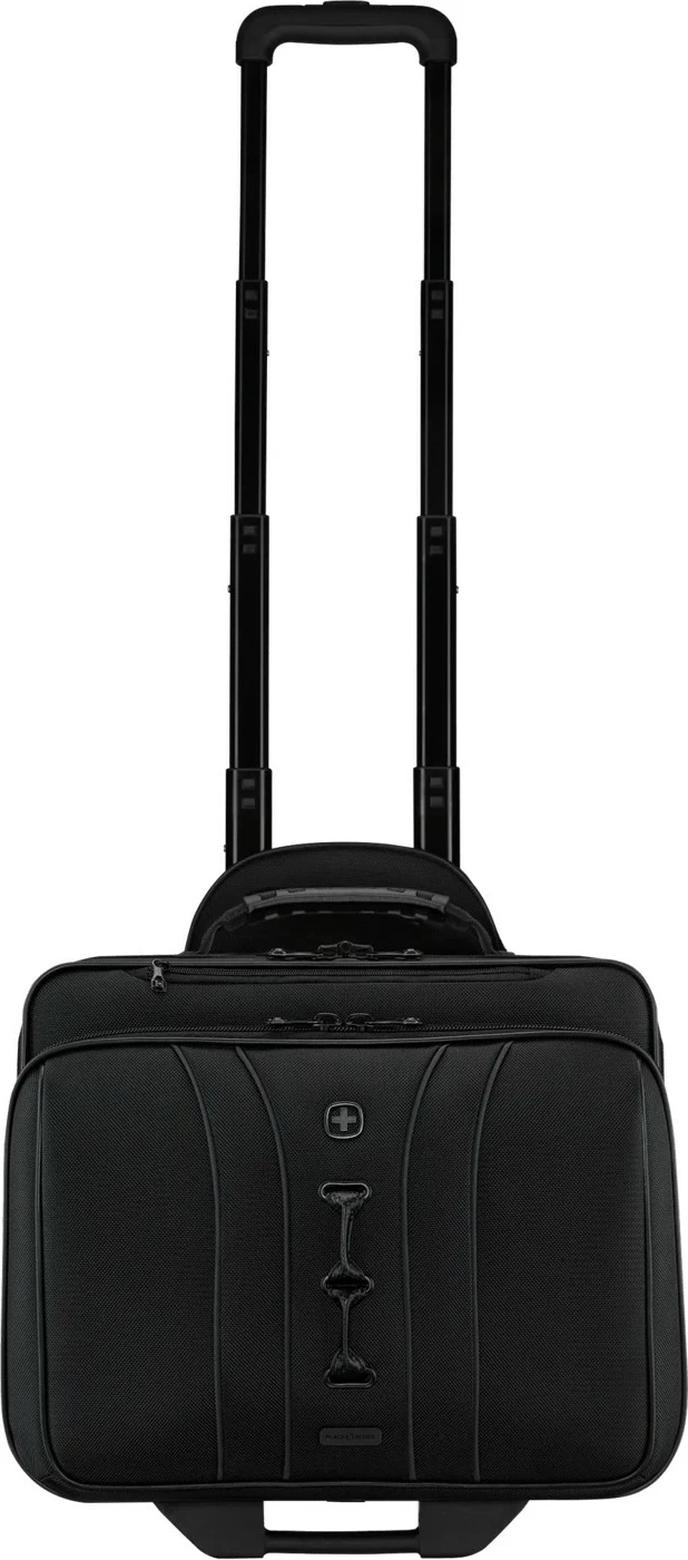 Torba za prenosnik Wenger Legacy Black Series, 15,6'', z kolesi, črna