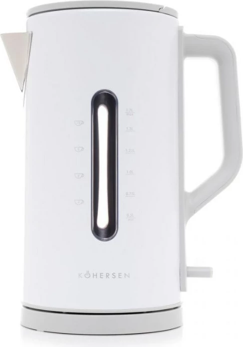 Električni grelnik vode KOHERSEN Modern Matt A451, 1,7 L, 3000 W, bel