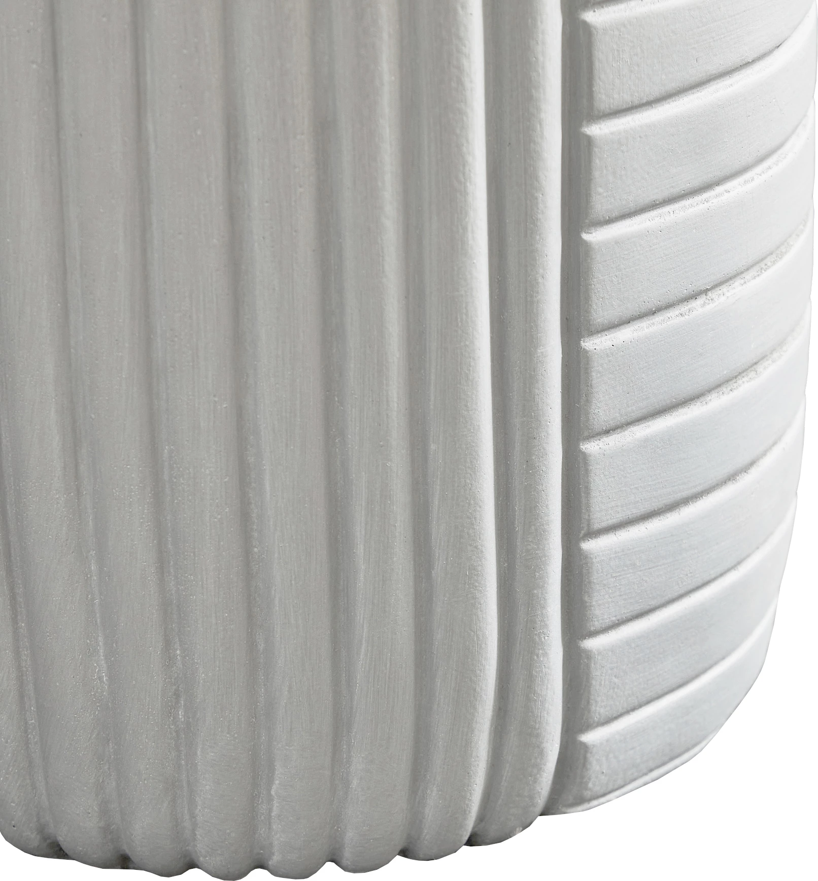 Geometrijska stranska miza, bela, 35x35x46