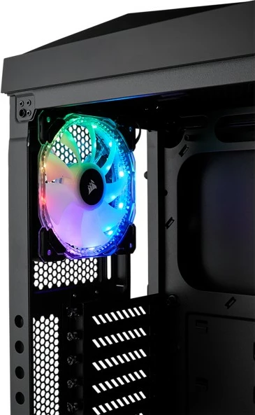 Ohišje Corsair Carbide SPEC-OMEGA RGB, Midi Tower, ATX, kaljeno steklo, črno