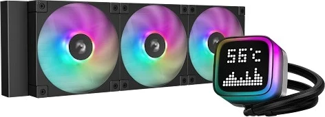 Hladilni sistem DEEPCOOL R-LP360-BKMSNC-G-1, ohišje računalnika, procesor, tekočinsko hlajenje, 12 cm, črn