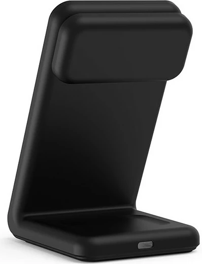 Brezžični polnilec 3-v-1 MagSpot z MagSafe, CRONG, za iPhone, Apple Watch in AirPods, 20 W, črn