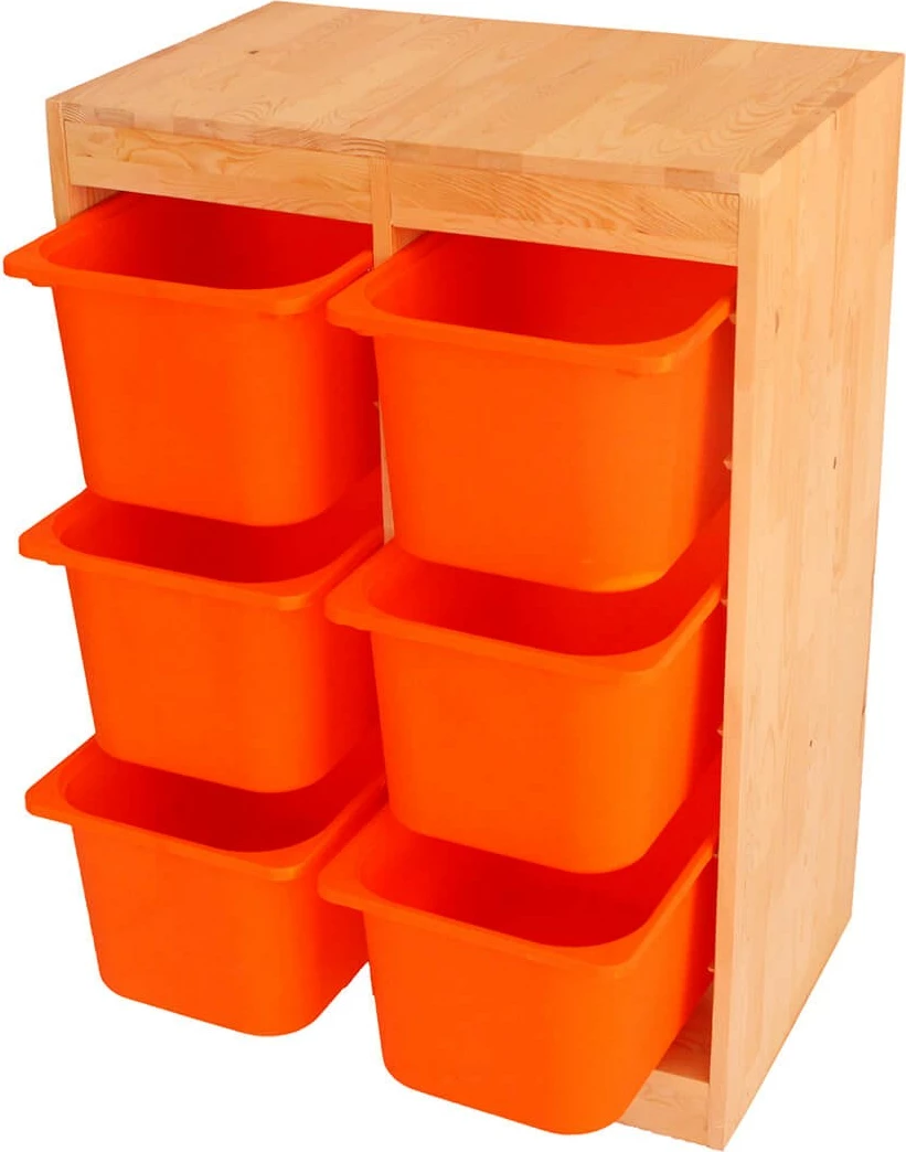 Večnamenska omara, vertikalni organizator, hrastova barva Skye Decor