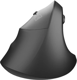 Vertikalna brezžična miška Natec Crake 2, za levičarje, 2400 DPI, Bluetooth 5.2 + 2.4 GHz, črna