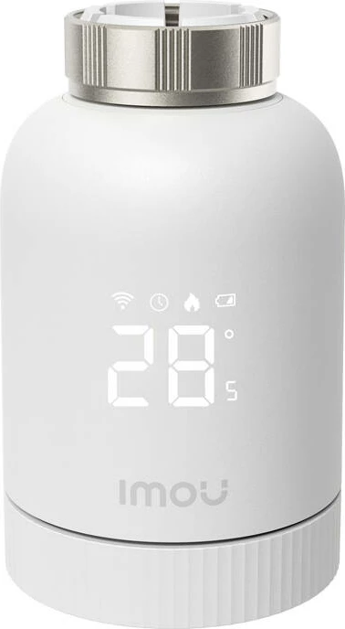 Pametna termostatska glava z gatewayem ZigBee in 6 adapterji IMOU KIT-TRV1-EU-2, bela