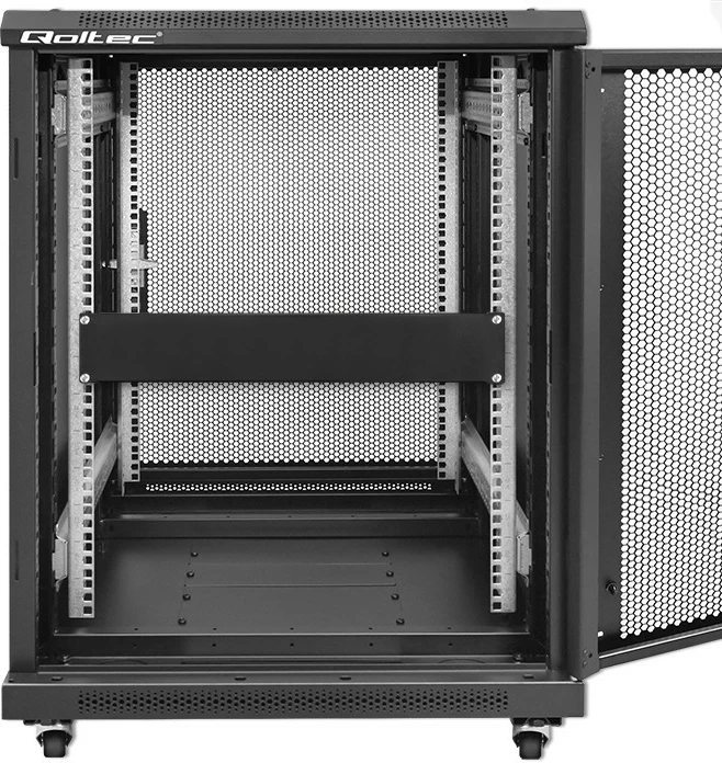 Pokrovni panel za RACK 19", 2U, črn — Qoltec 54512