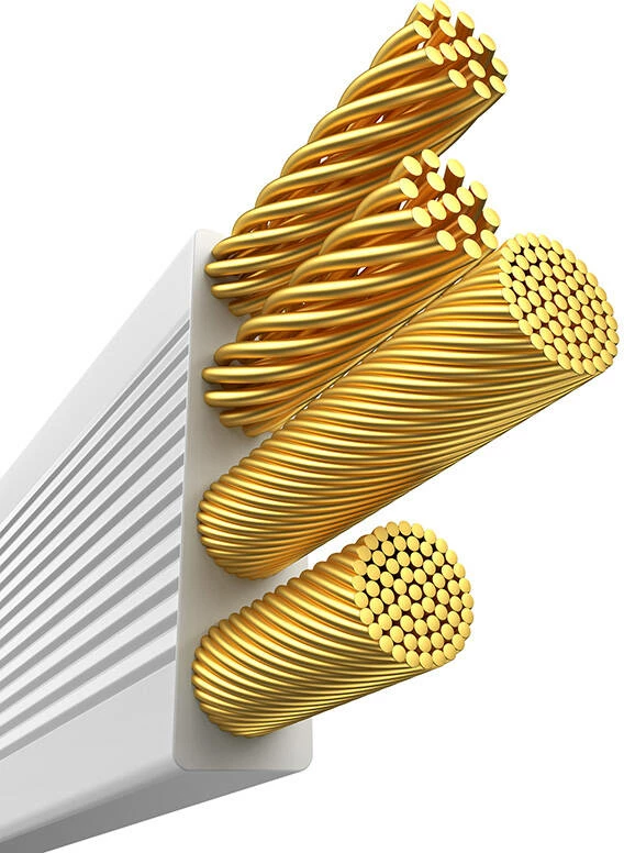 Polnilni kabel 3-v-1 Baseus Free2Draw, USB na micro USB+USB-C+Lightning, 1,1 m, bel