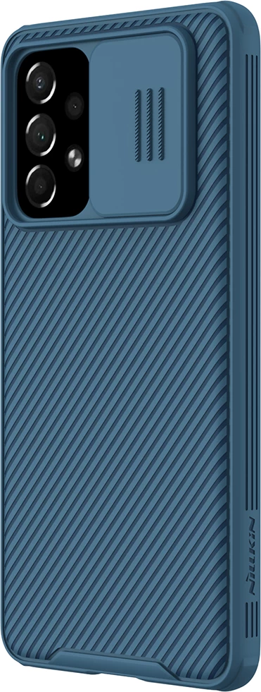 Zaščitni ovitek s pokrovom za kamero Nillkin CamShield Pro za Samsung Galaxy A73, moder