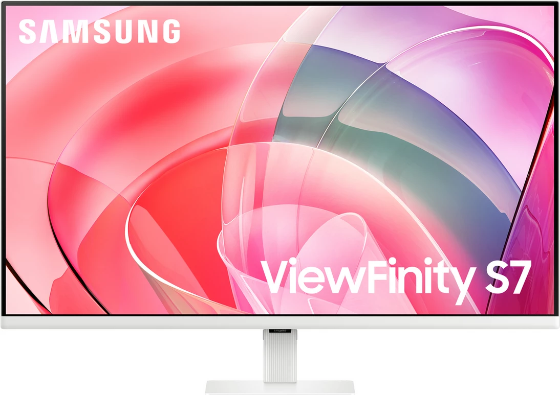 Monitor Samsung LS32D701EAUXEN ViewFinity S7, 27-palčni, bel