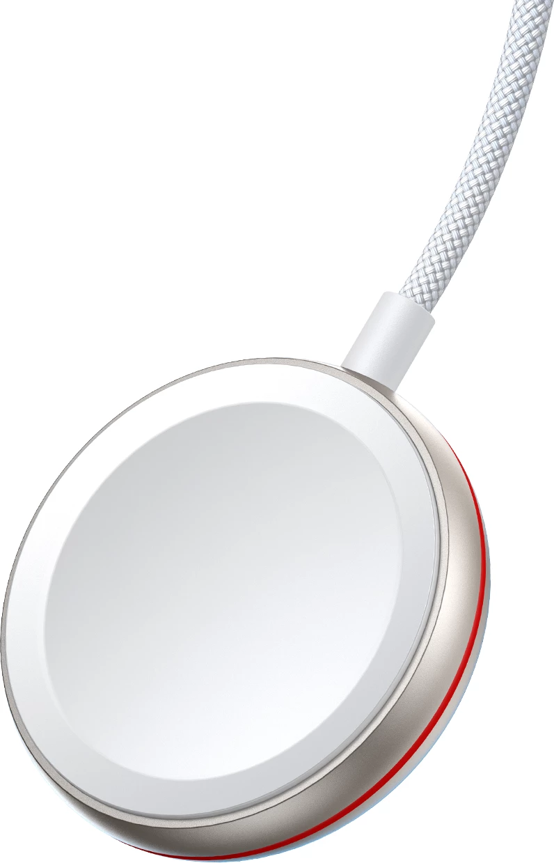 Induktivni 2-v-1 kabel in polnilec Joyroom S-IW012, Lightning + za Apple Watch, 1,5 m, bel