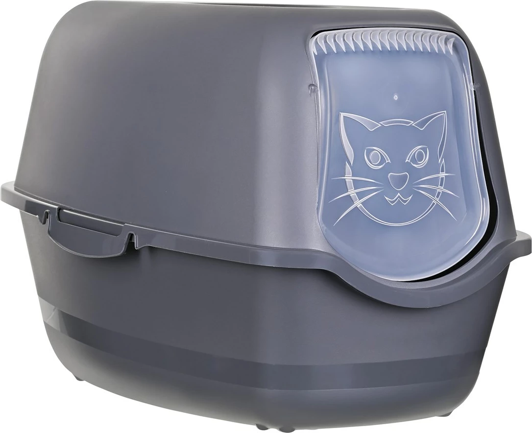 Knjiga za mačji pesek DIAMENTIQ BAYA, plastika, 55,5 x 40 x 38,7 cm, antracit