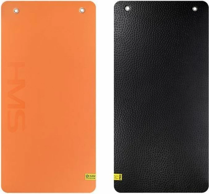 Tapis za vadbo z luknjami HMS Premium MFK01, oranžno-črn