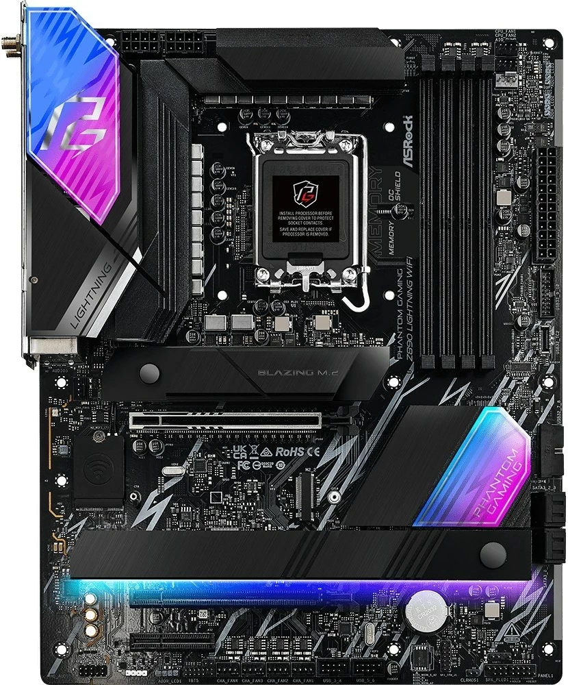 Plošča ASRock Z890 Lightning WiFi, Socket 1700, ATX