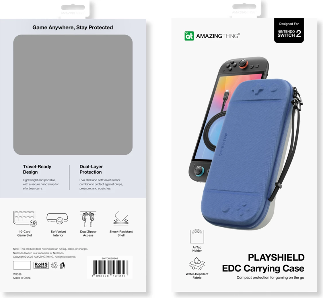 Ovitek za Nintendo Switch 2 PlayShield EDC AmazingThing, moder