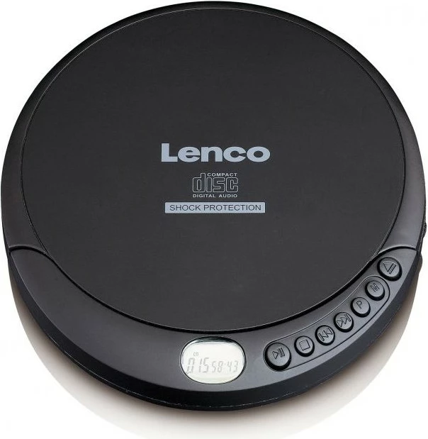 Prenosni CD-predvajalnik Lenco CD-200, MP3, LCD, črn