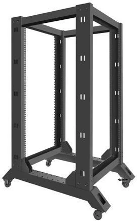 Odprto računalniško ohišje 22U, 600x800 mm, črno, Lanberg OR01-6822-B