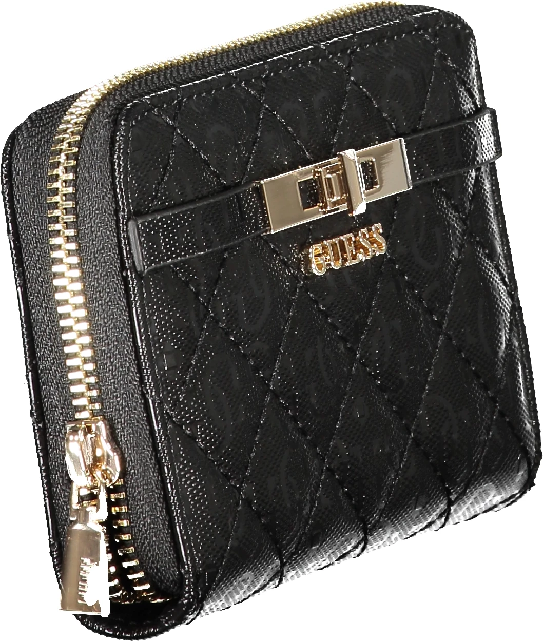 Denarnica za ženske GUESS JEANS, črna