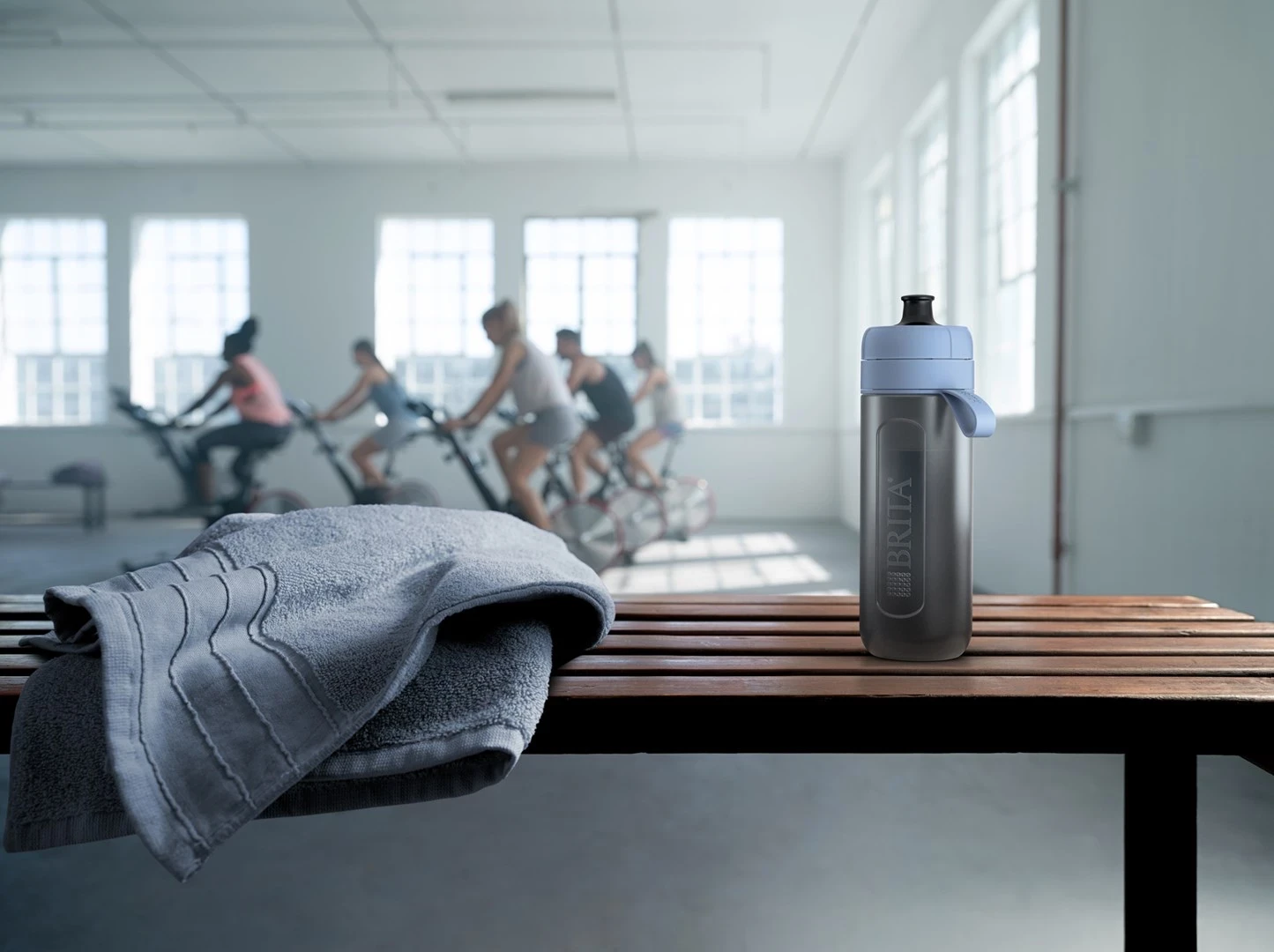 Filtrirna steklenica BRITA Active, modra, 600 ml, s 2 filtri