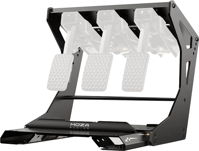 Obrnjen nosilec za pedala Moza Racing RS075 za CRP2, aluminijeva zlitina, črn