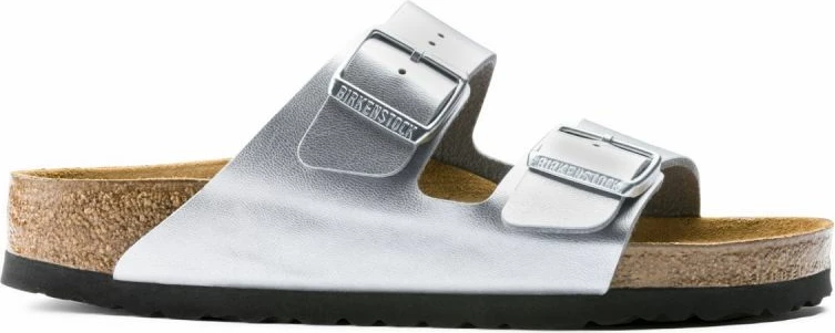 Flip-flop papuče Birkenstock Arizona BF W 1012283, sivo/srebrne