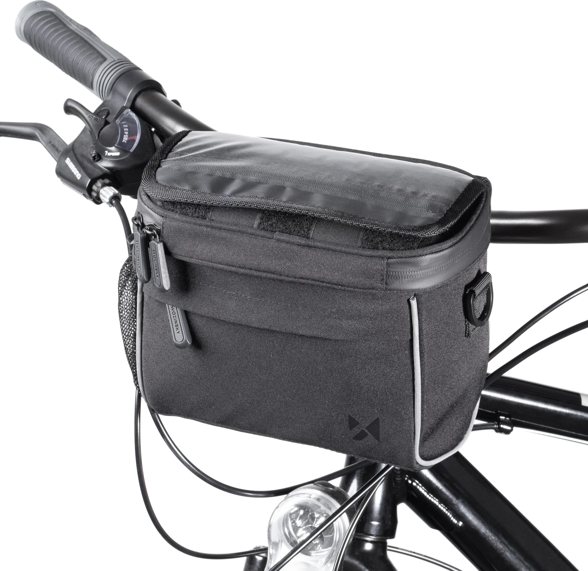 Torba za krmilo/ramenska torba za kolo Wozinsky WBHBB-01, 4 L, črna